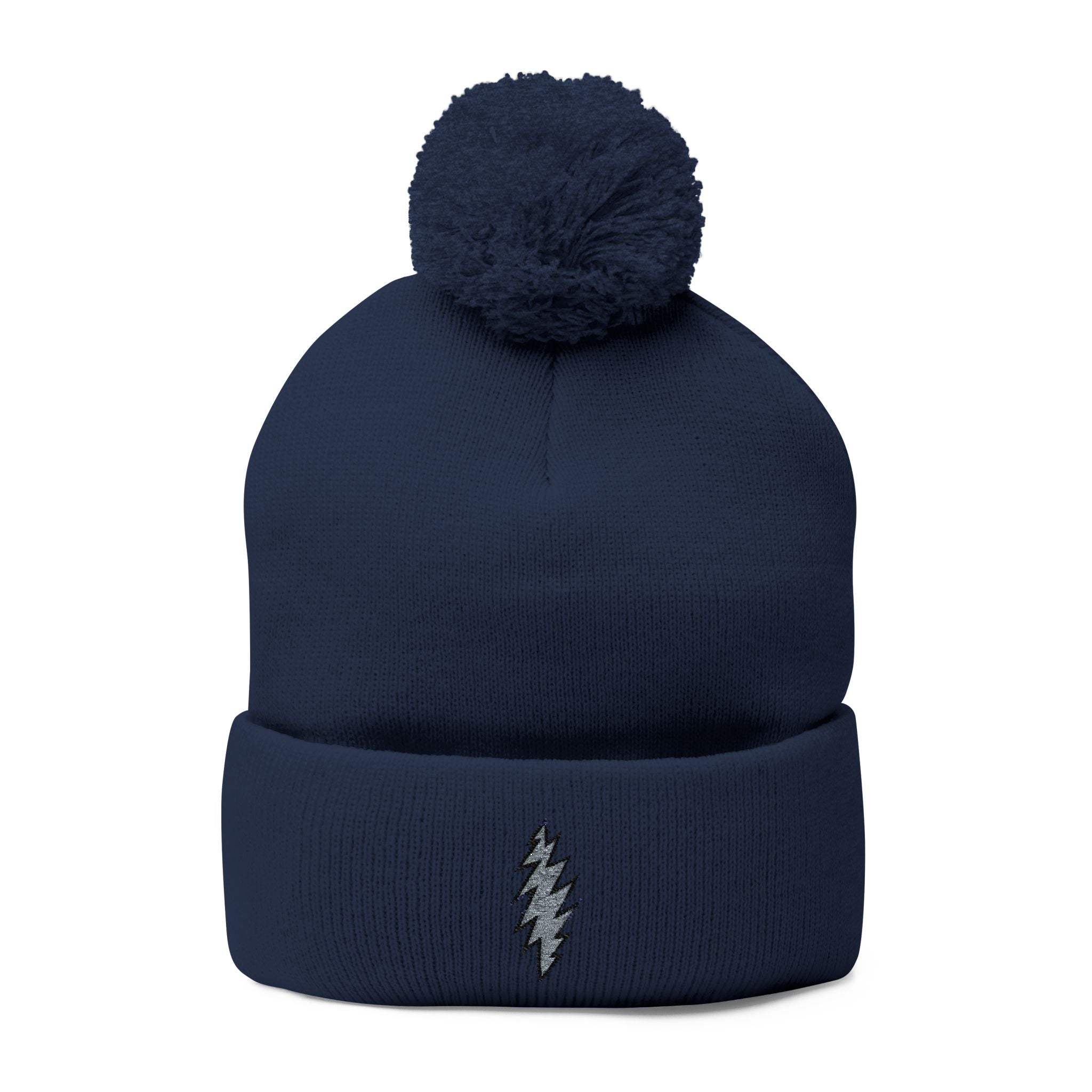 grateful dead Cozy Pom-Pom Knit Cap with Embroidered Design, Winter Hat, Gift for Him/Her, Cute Beanie, Stylish Accessory