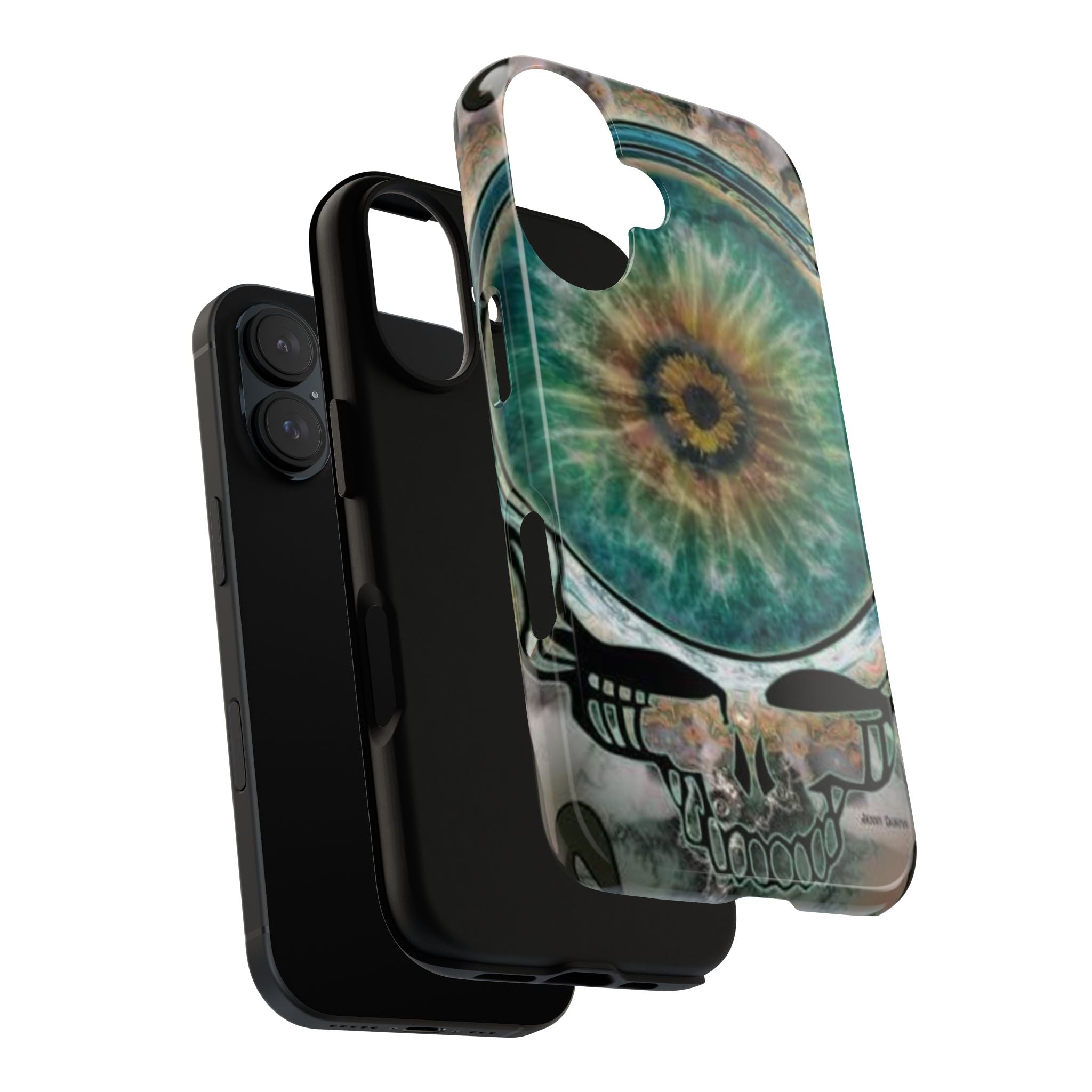 Psychedelic Eye Skull phone case | tough protective phone case, Grateful Dead inspired, gift for a deadhead