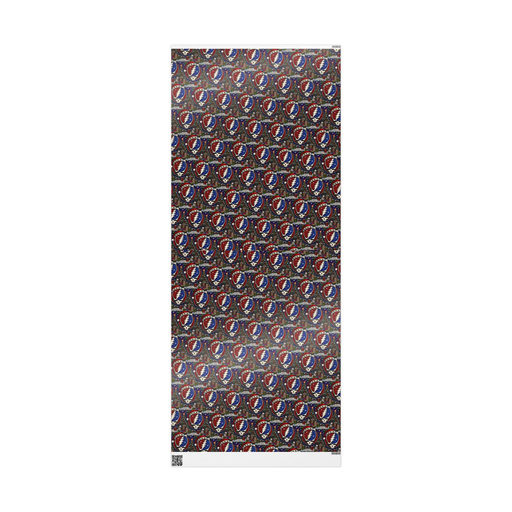 Snowman Ornament Pattern Wrapping Paper | Holiday Christmas Wrap Roll