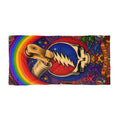 Psychedelic Skull Lightning Bolt Beach Towel | Rainbow Grateful Dead Style