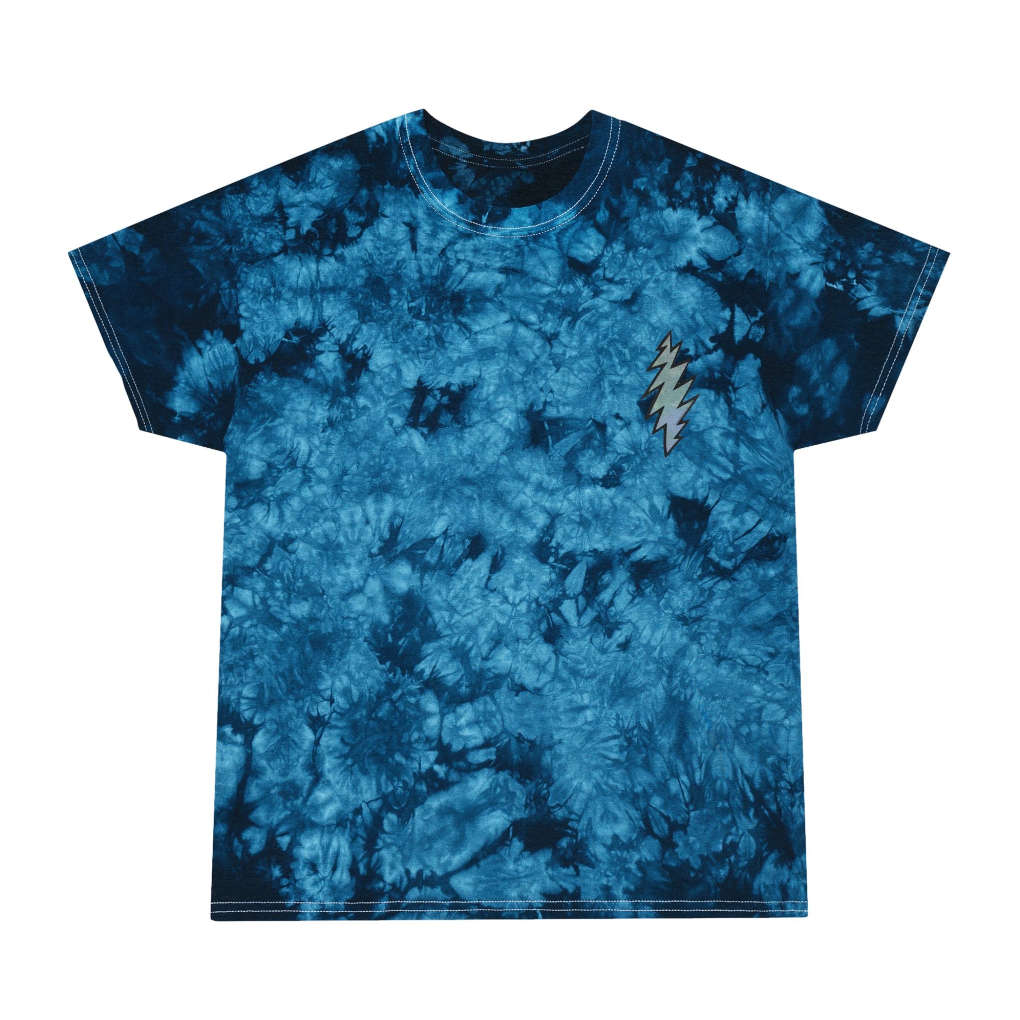 Crystal Tie-Dye Tee, Gratefyl dead shirt, Hippie Tie-Dye T-Shirt, Positive Vibes Crystal Top, Boho Gratefyl dead Shirt, Festival Wear Tee,
