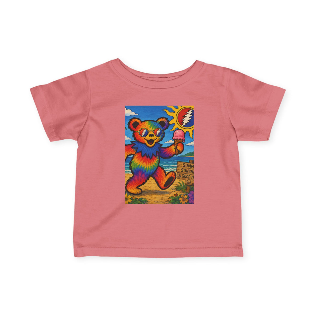 Rainbow Dancing Bear tee | Infant Tee grateful dead