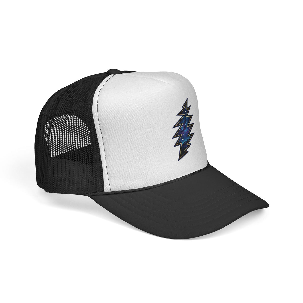 Grateful Dead Galaxy Lightning Bolt Trucker Cap | Space Bolt Mesh Hat