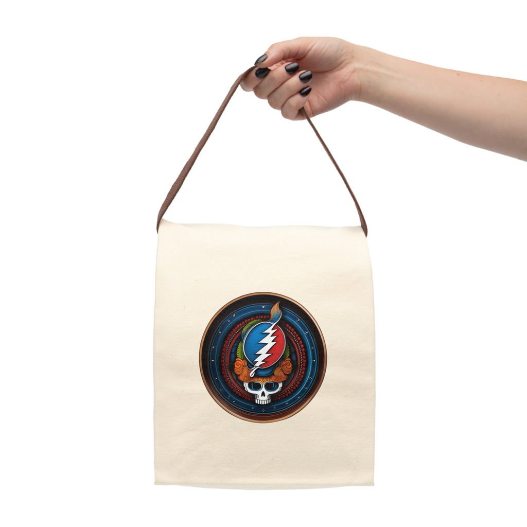 Grateful Dead Canvas Lunch Bag With Strap