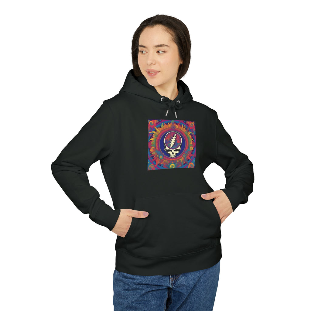 Psychedelic Steal Your Face hoodie | Grateful Dead skull lightning