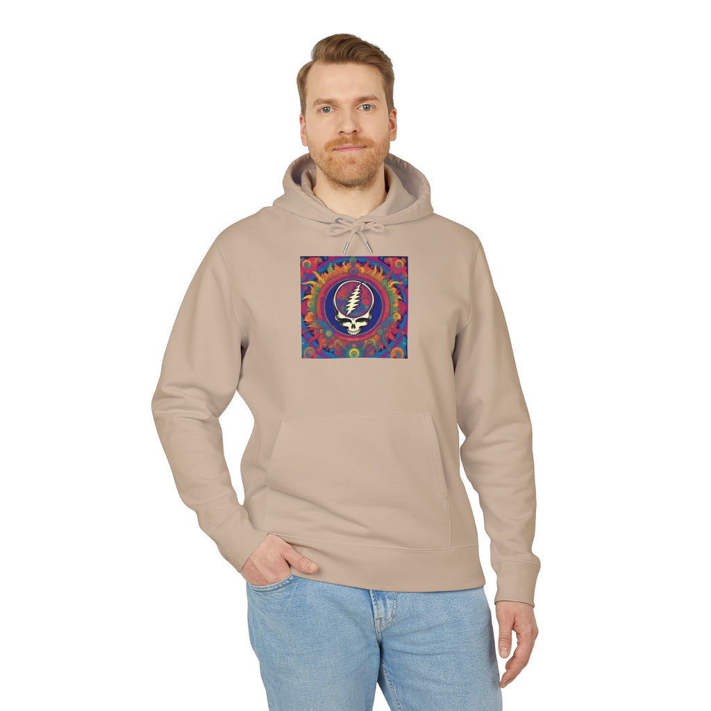 Psychedelic Steal Your Face hoodie | Grateful Dead skull lightning