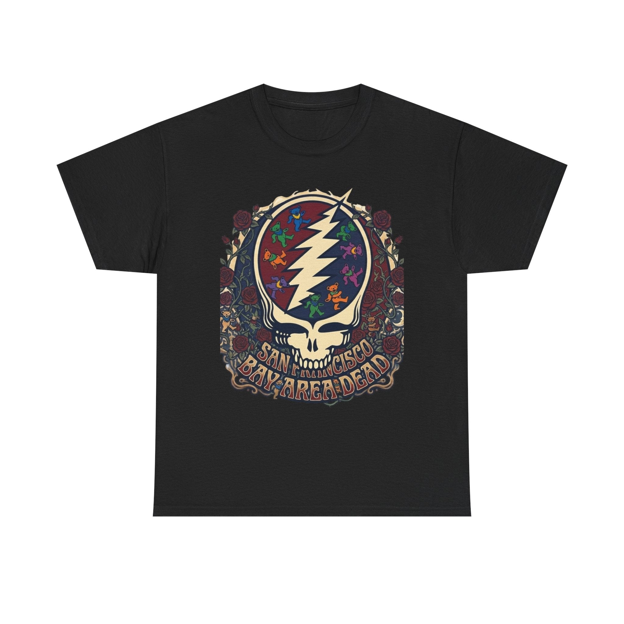 Grateful Dead Steal Your Face Skull Tee | Psychedelic Lightning Bolt T-Shirt