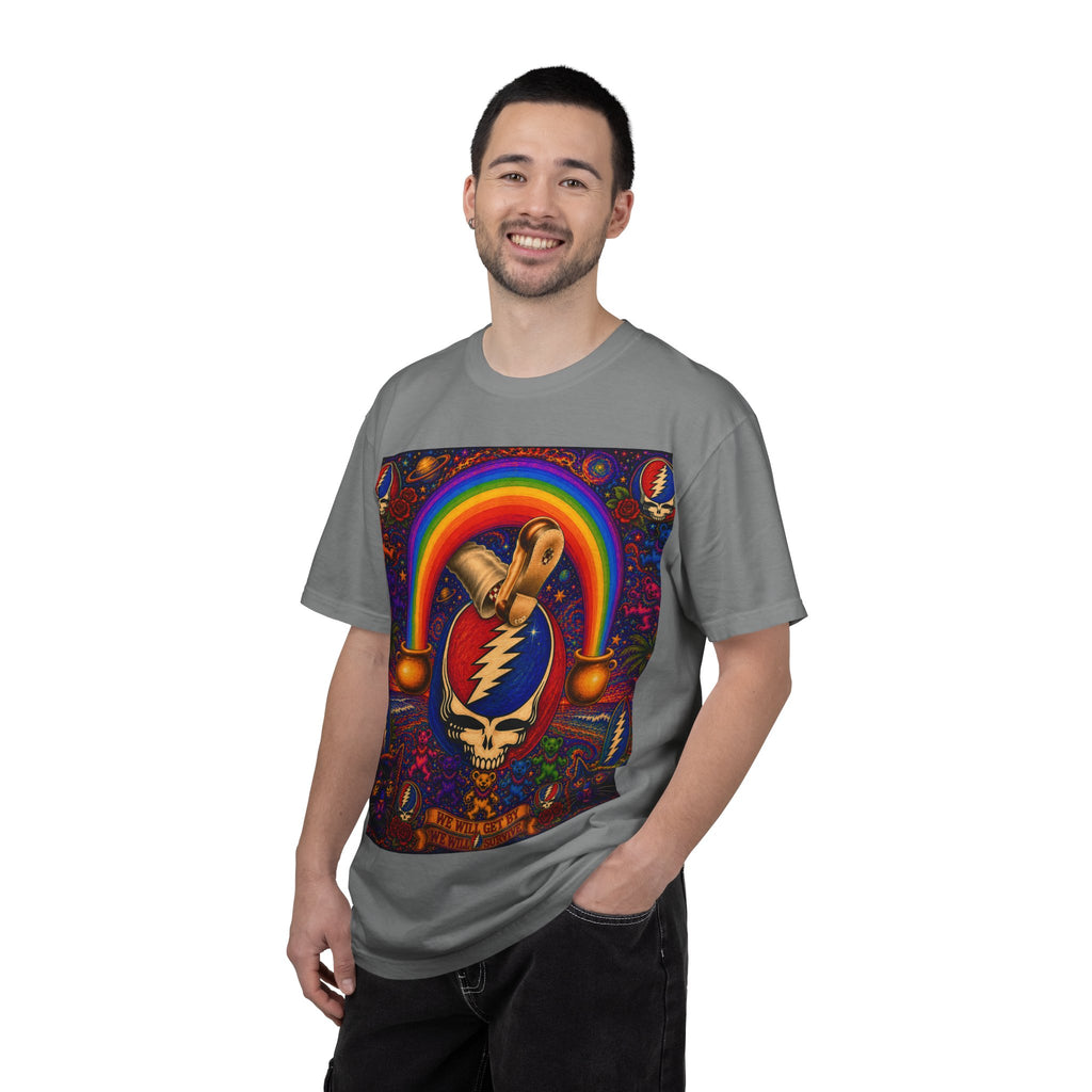 Steal Your Face Skull with RainbowT-Shirt | Psychedelic Rock Tee