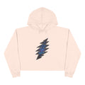 Grateful Dead Galaxy Lightning Bolt Crop Hoodie | Space Thunderbolt Cropped Sweatshirt
