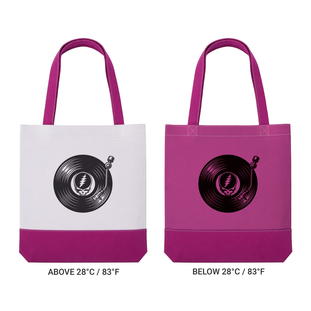 Grateful Dead Vinyl Record Tote Bag | Thermochromic Color-Change
