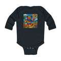 Dancing Rainbow Bear Infant Bodysuit | Psychedelic Grateful Dead Style
