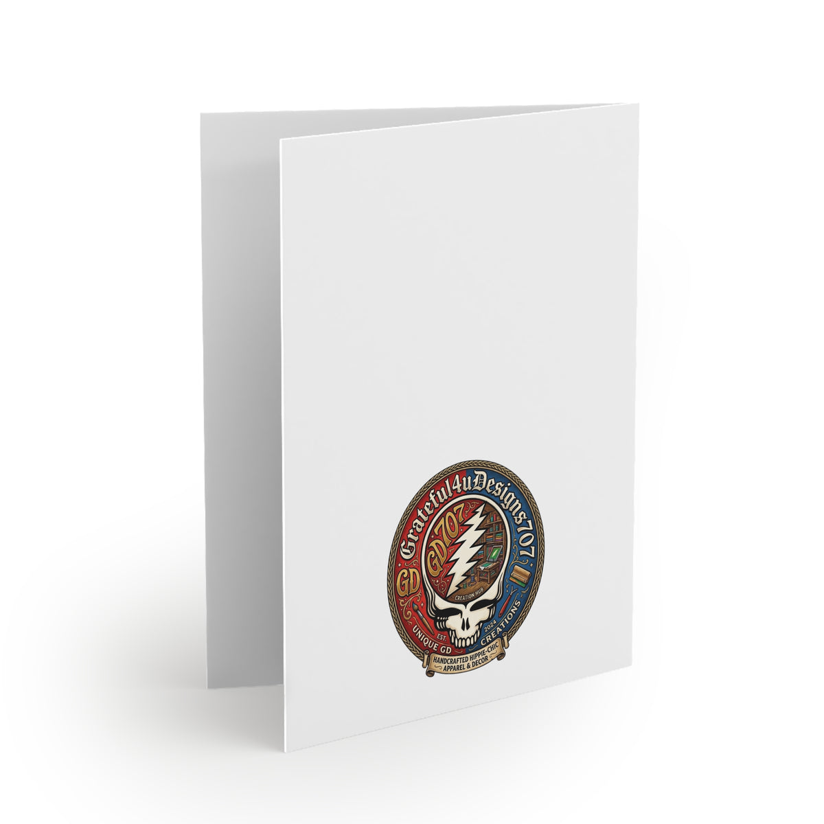 Grateful Dead Winter Greetings Card, gift for deadhead