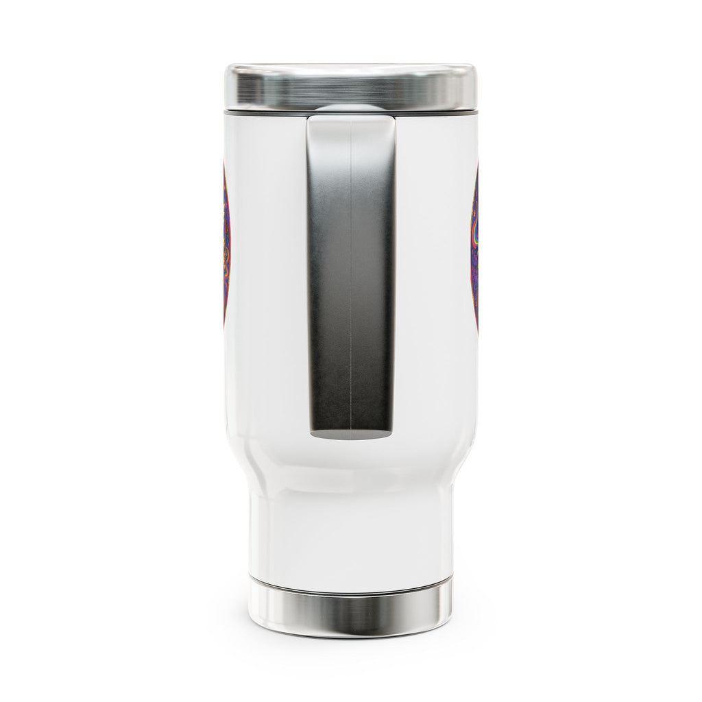 Psychedelic Grateful Dead Dancing Bear Travel Mug | Stainless Steel, gift for a deadhead