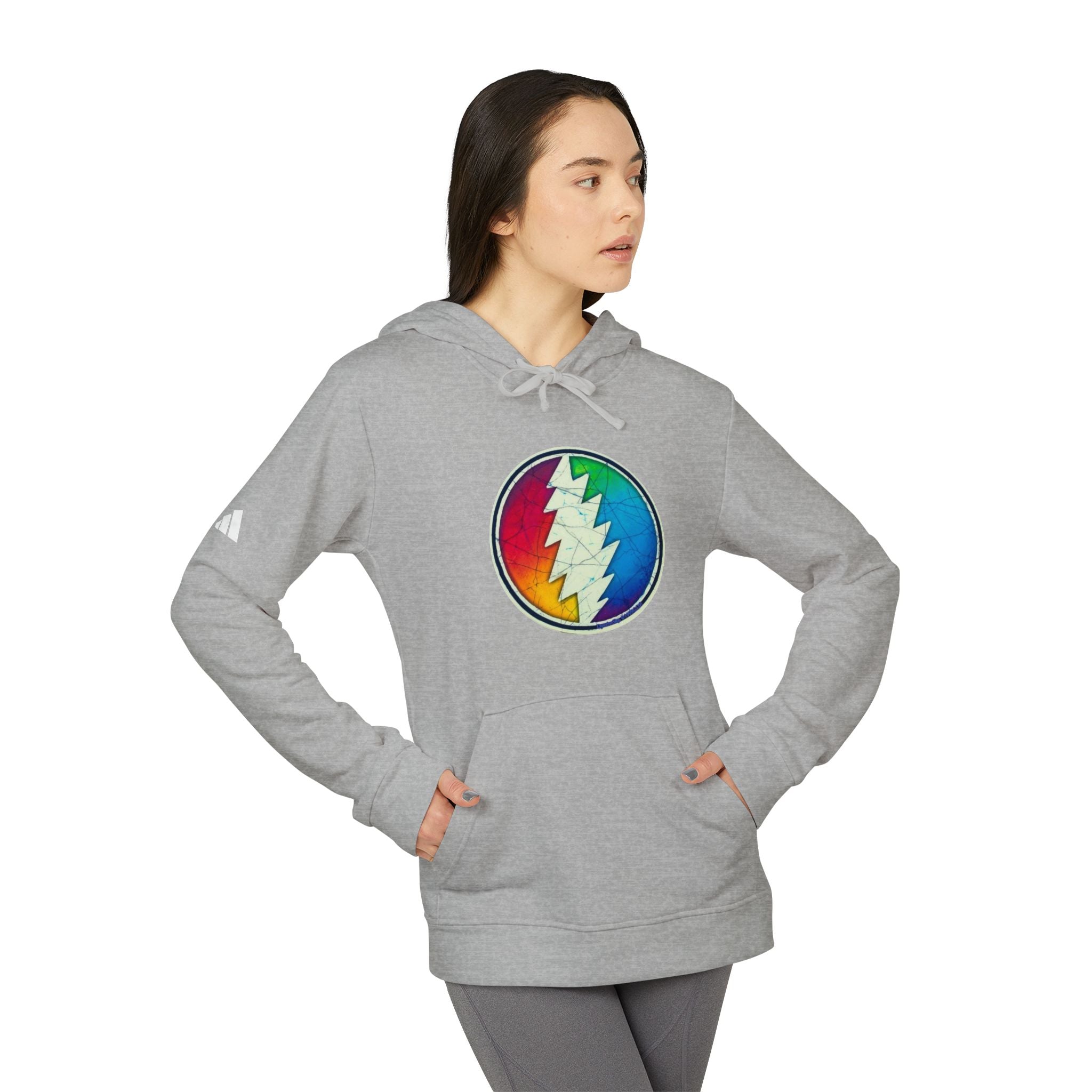 Rainbow Lightning Bolt hoodie | Grateful Dead inspired sweatshirt, gift for a deadhead