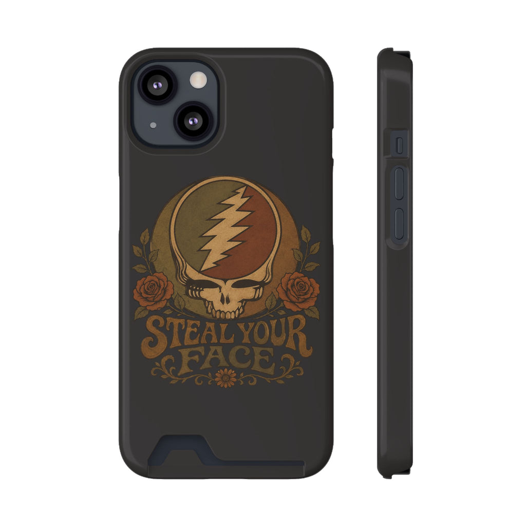 Steal Your Face skull lightning emblem Phone Case