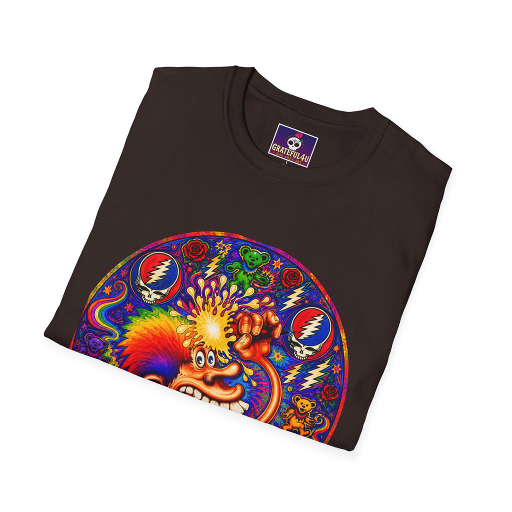 Psychedelic Ice cream man Grateful Dead  T-Shirt | Grateful Dead Inspired Tee