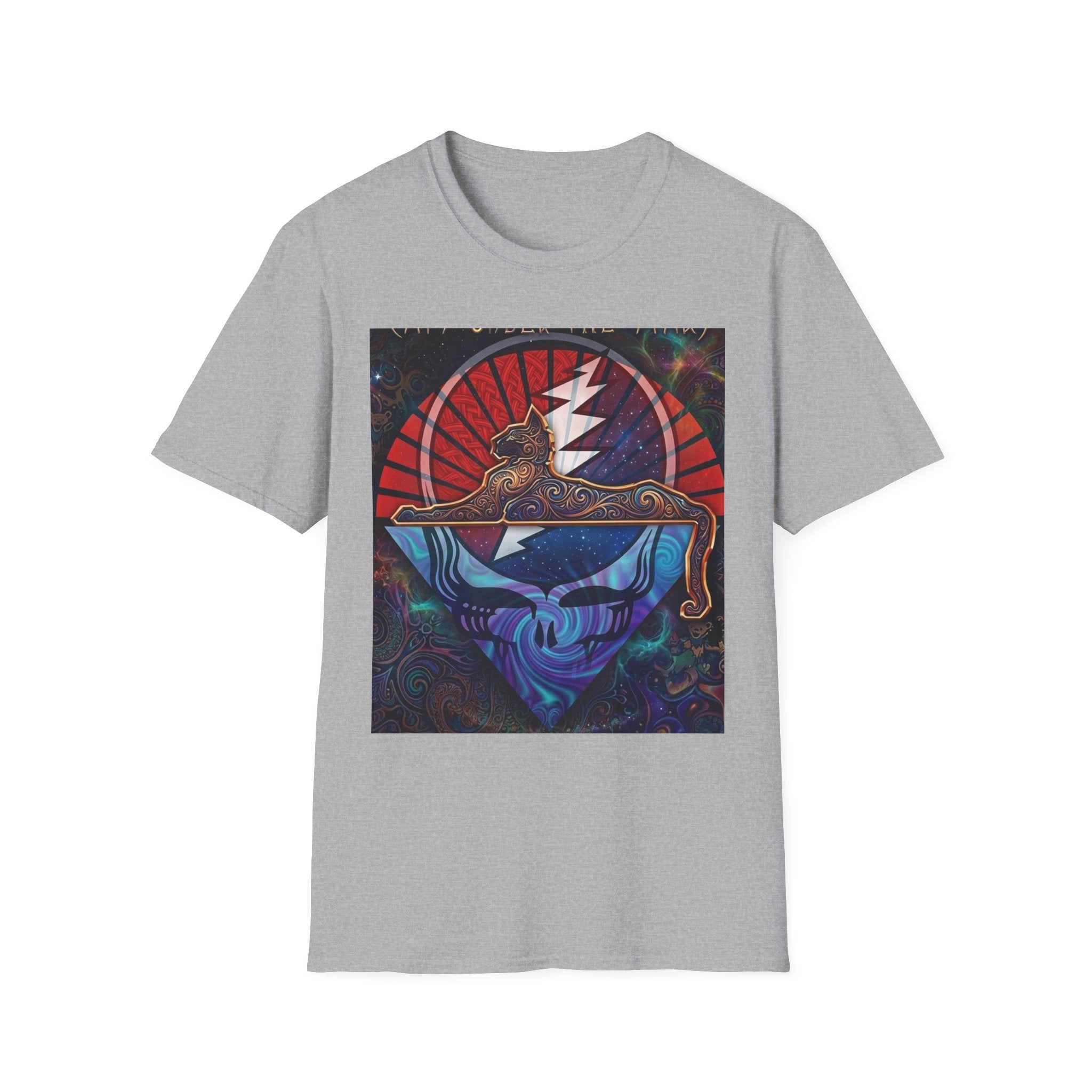Steal Your Face Skull Lightning T-Shirt, gift for a deadhead  | Psychedelic Grateful Dead Tee