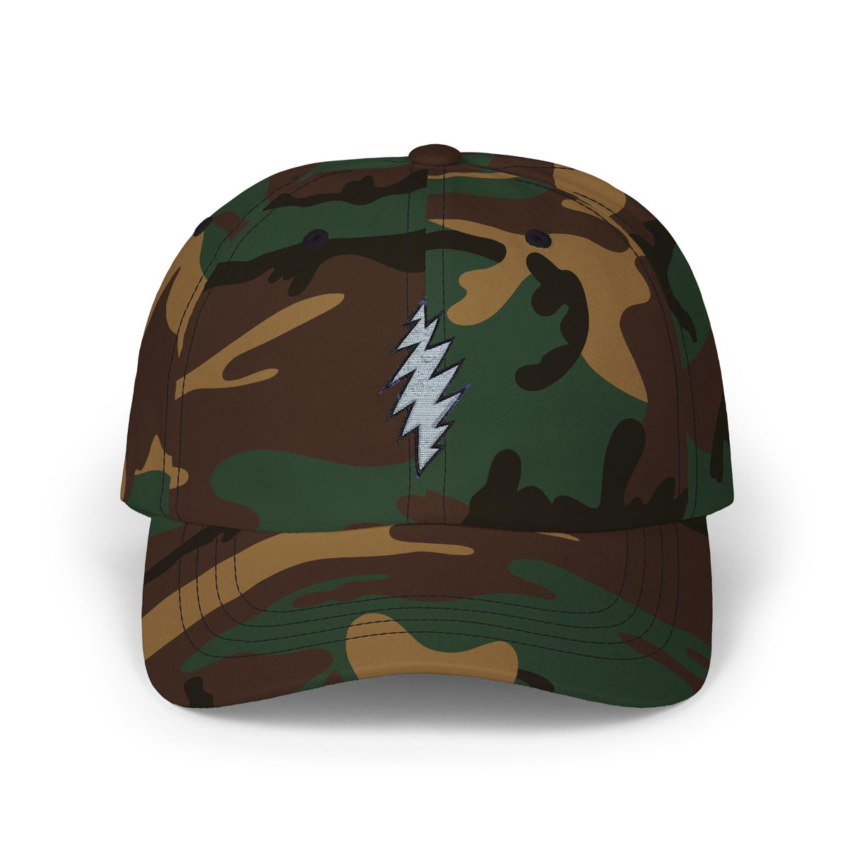 Lightning Bolt Classic Dad Cap | Stylish Casual Hat for Everyday Wear, Outdoor Adventures, Gifts for Him,Grateful Dead hat