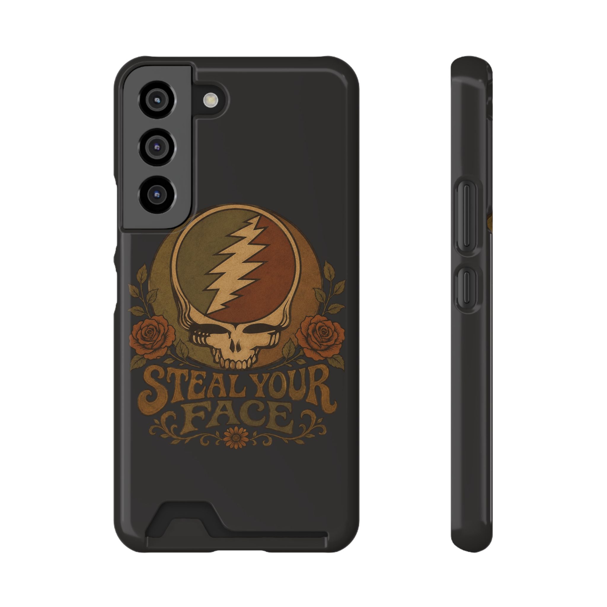 Steal Your Face skull lightning emblem Phone Case