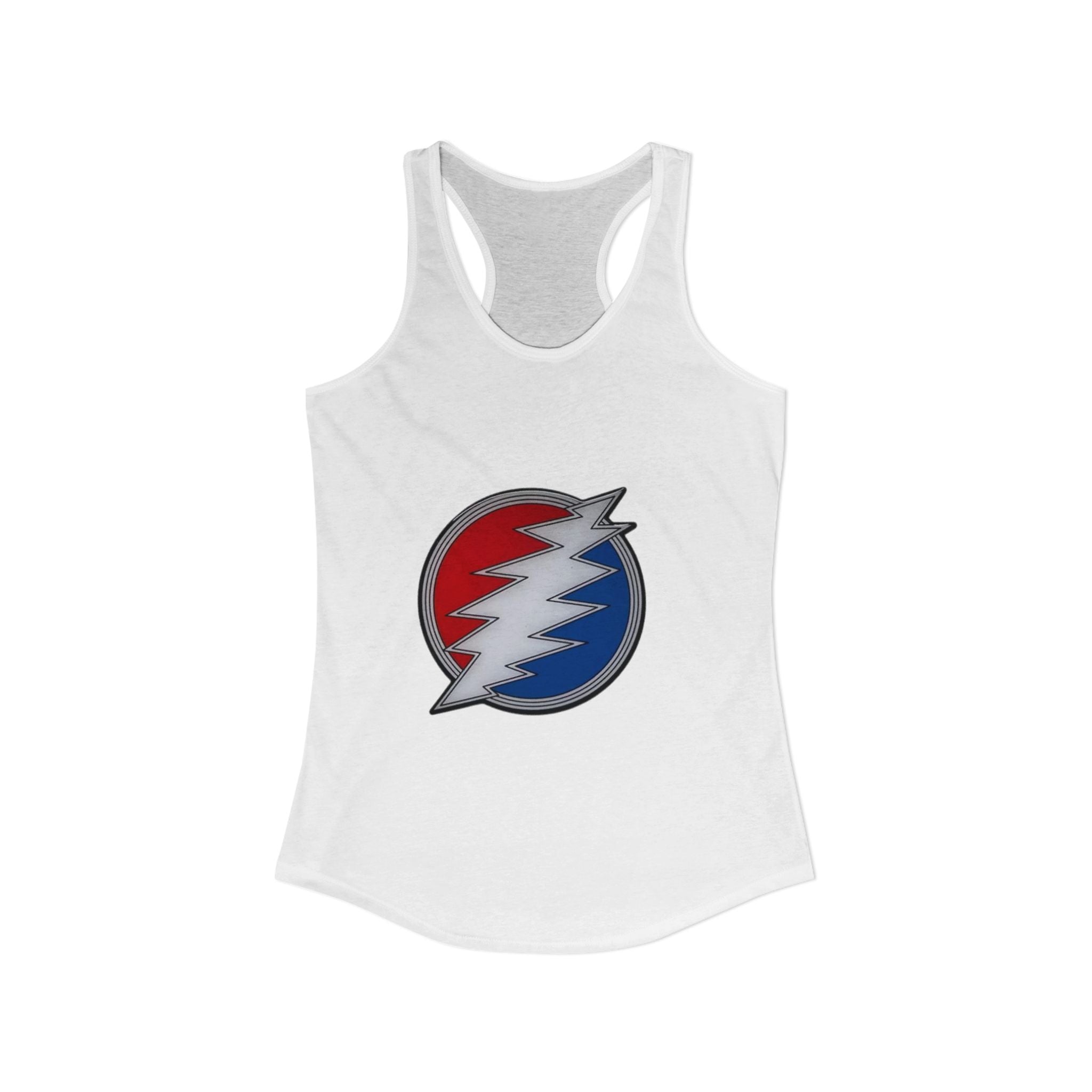 Grateful Dead Inspired Racerback Tank Top, Women's Summer Top, Festival Wear, Music Lover Gift, Hippie Apparel, Casual Outfit