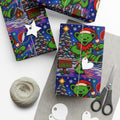 Grateful Dead Bear Christmas wrapping paper | Gift Wrap Papers