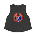 Steal Your Face Wings Skull Women's Crop Top | Grateful Dead Tie-Dye Logo