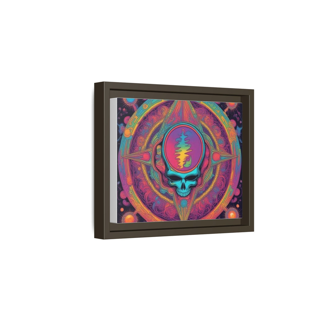 Psychedelic Skull Mandala Matte Canvas