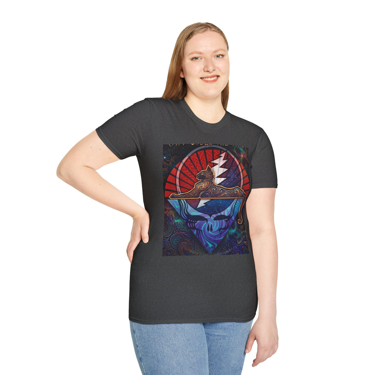Steal Your Face Skull Lightning T-Shirt, gift for a deadhead  | Psychedelic Grateful Dead Tee