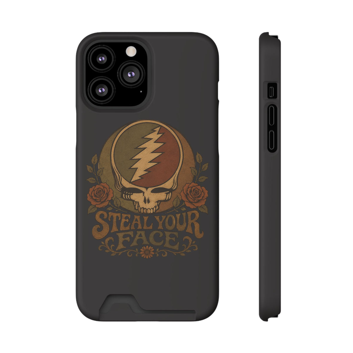 Steal Your Face skull lightning emblem Phone Case