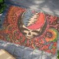 Grateful Dead Steal Your Face Skull Doormat | Psychedelic Entrance Mat
