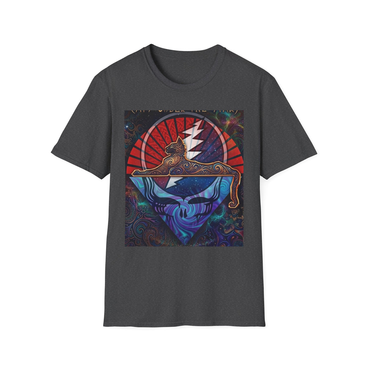 Steal Your Face Skull Lightning T-Shirt, gift for a deadhead  | Psychedelic Grateful Dead Tee