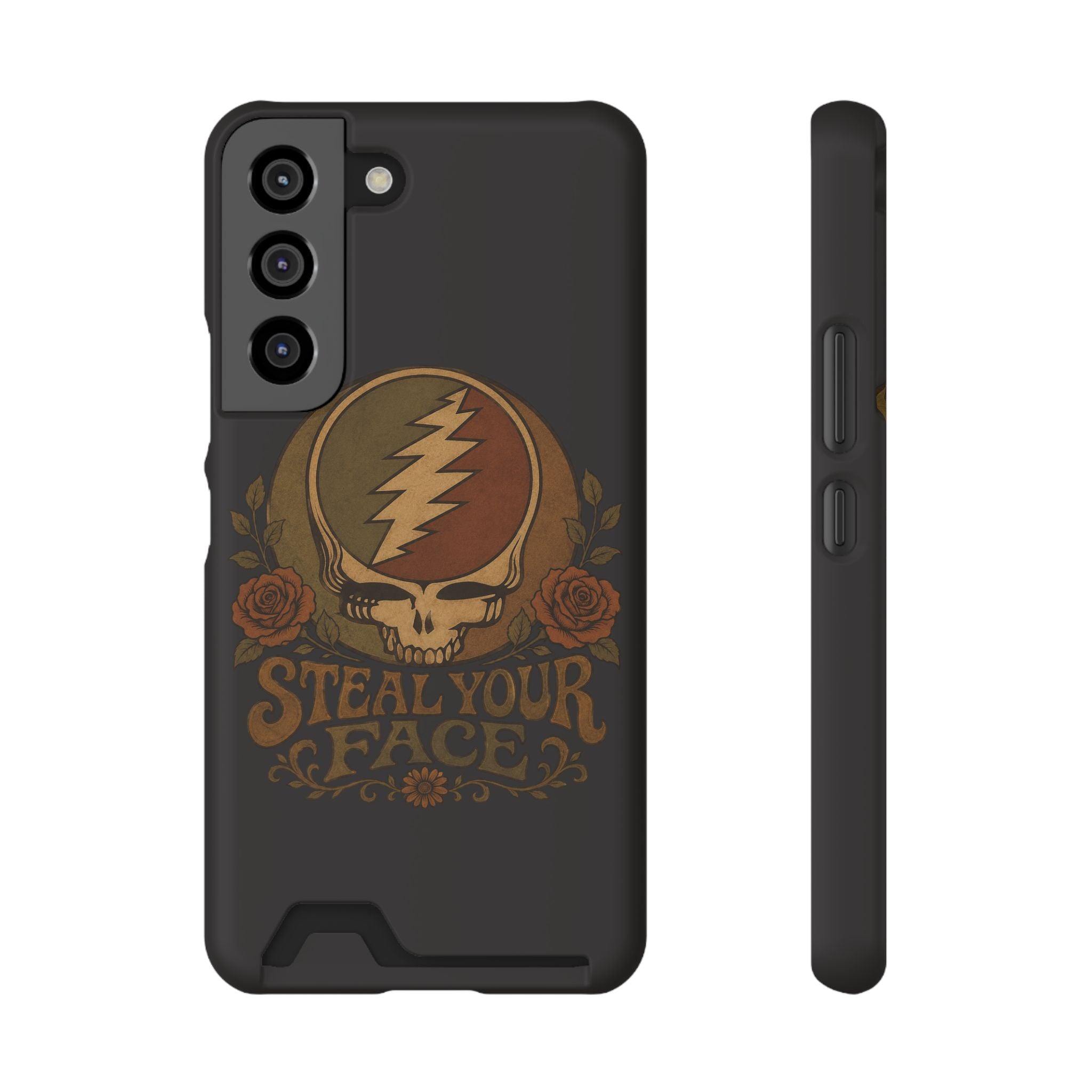 Steal Your Face skull lightning emblem Phone Case