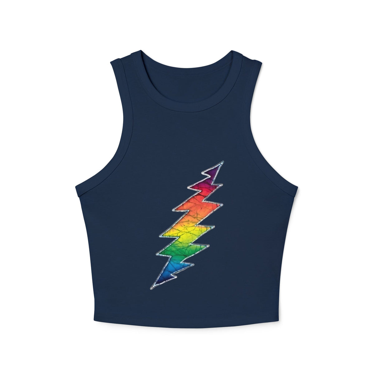 Grateful Dead Rainbow Lightning Bolt Tank Top | Pride Rock Music Graphic