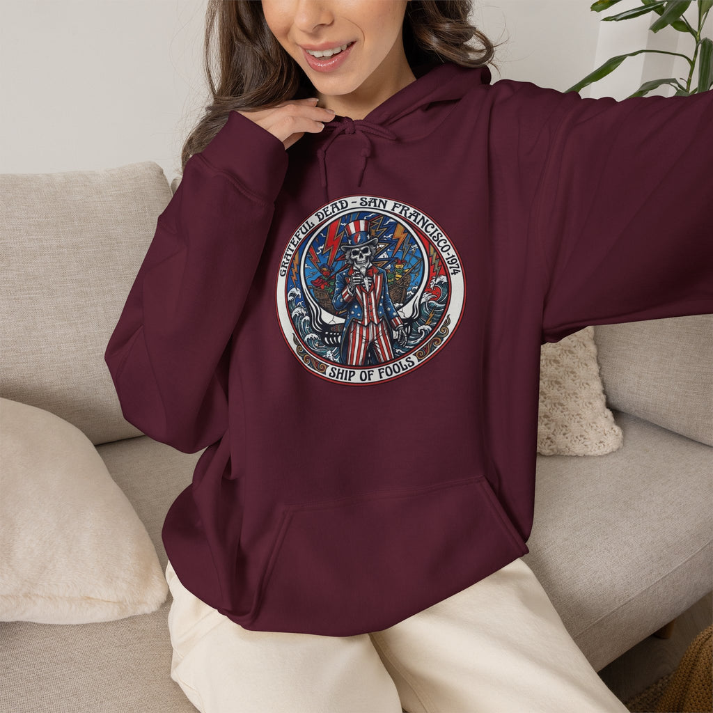 Grateful Dead Uncle Sam  hoodie | vintage gift for a deadhead dad, brother, sister, mom, friend