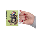 Grateful Dead Wharf Rat  Steal Your Face Skull Mug | Ceramic Coffee Tea Cup, Gift for a deadhead