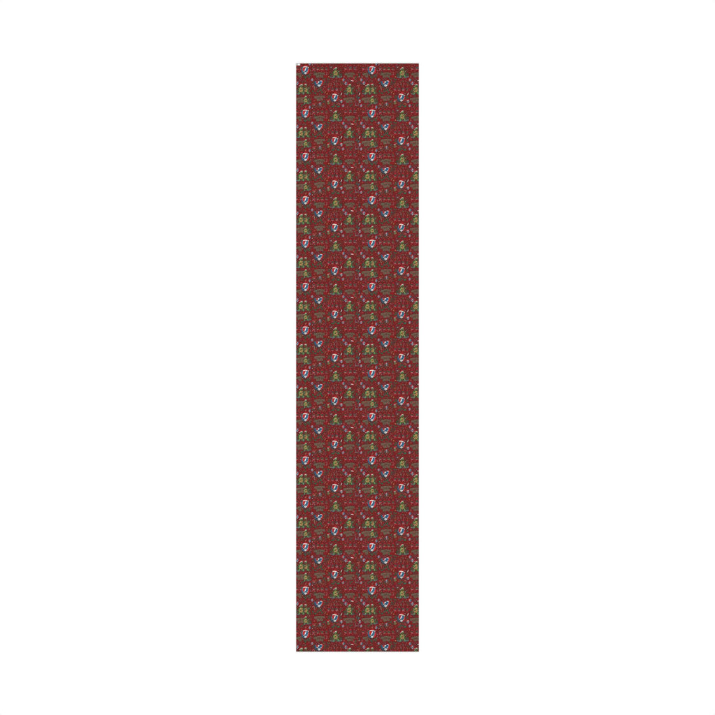Grateful Dead Pattern Gift Wrap Papers | Christmas Holiday Wrapping Paper
