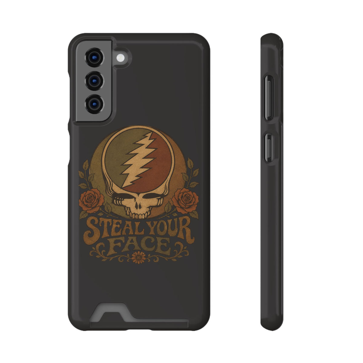 Steal Your Face skull lightning emblem Phone Case