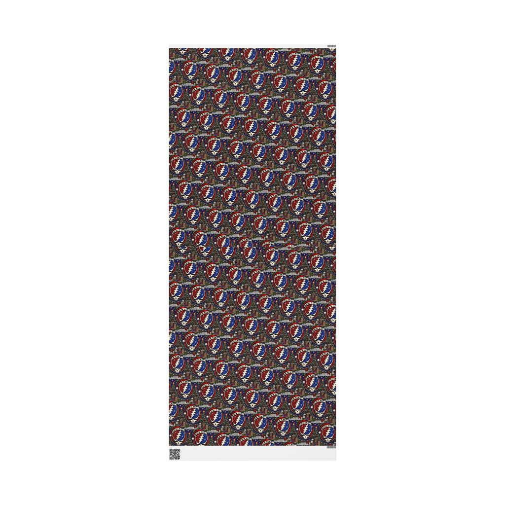 Snowman Ornament Pattern Wrapping Paper | Holiday Christmas Wrap Roll