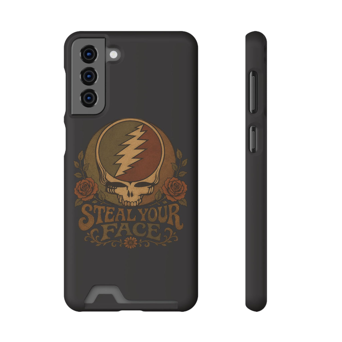 Steal Your Face skull lightning emblem Phone Case