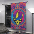 Psychedelic Steal Your Face Skull curtain | Window Curtain, Colorful Grateful Dead Inspired