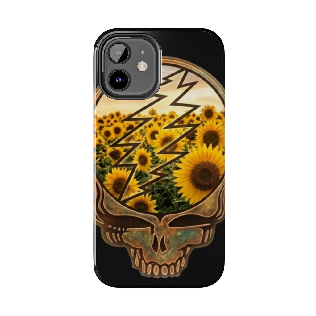 Sunflower Steal Your Face phone case | Grateful Dead inspired, Gift for. a deadhead