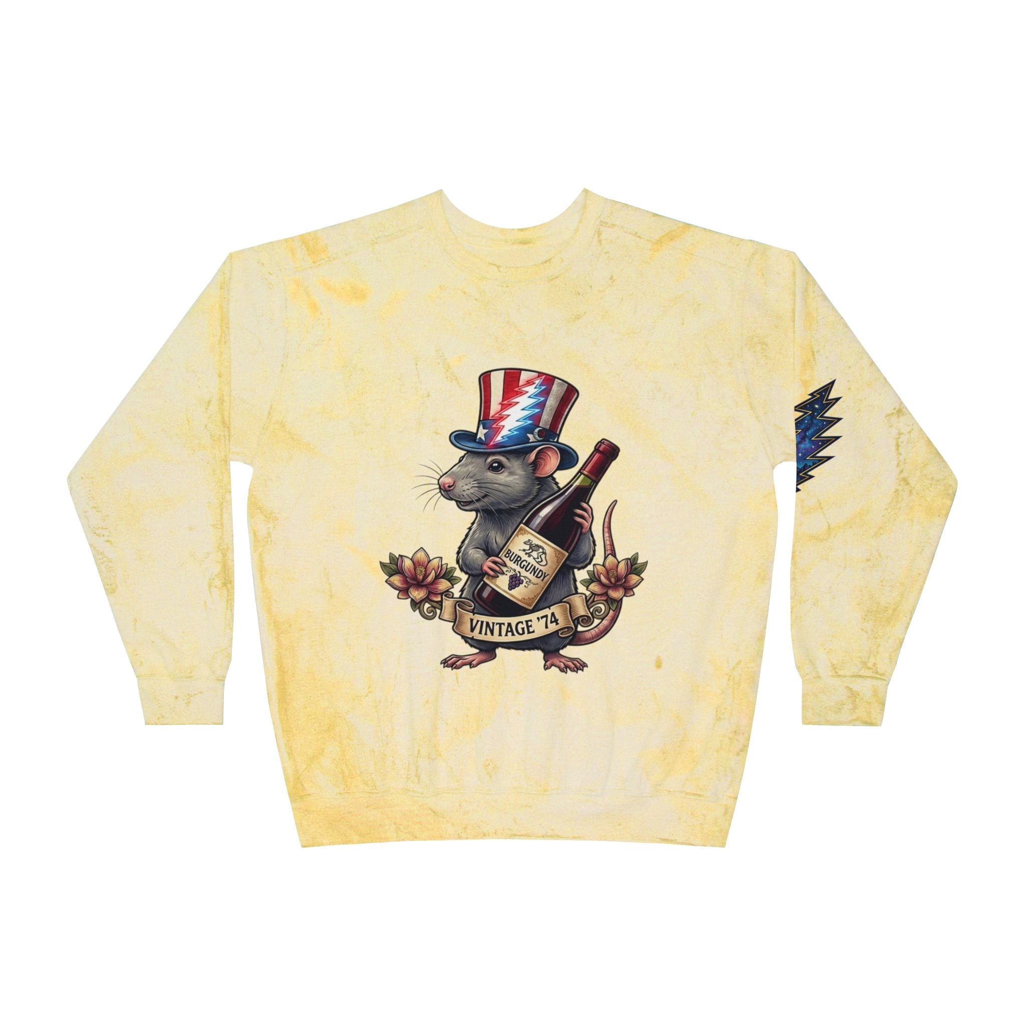 Grateful Dead Wharf Rat  sweatshirt | Vintage 74 crewneck, Gift for a Deadhead Dad, friend, Grandfather, mom, sister