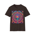 Psychedelic Skull Mandala T-Shirt | Retro Rainbow Grateful Dead Style