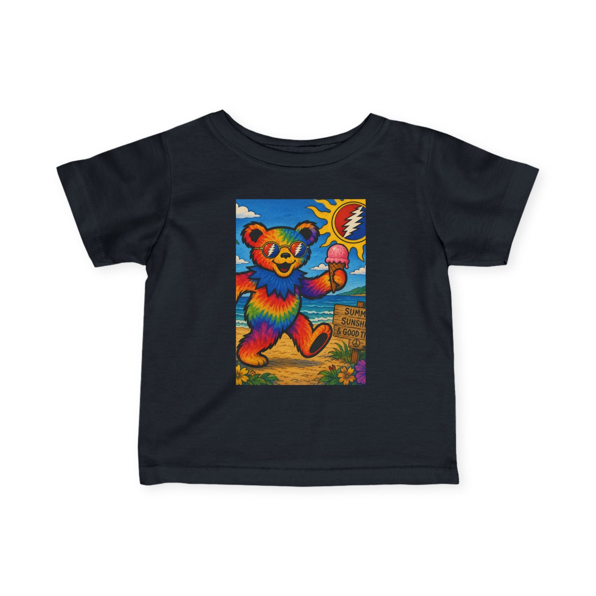 Rainbow Dancing Bear tee | Infant Tee grateful dead