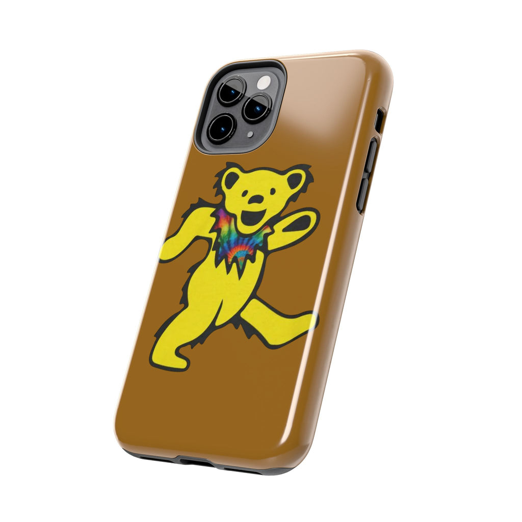 grateful dead Dancing Tie Dye Bear Phone Case | Tough Phone Case, gift for a deadhead