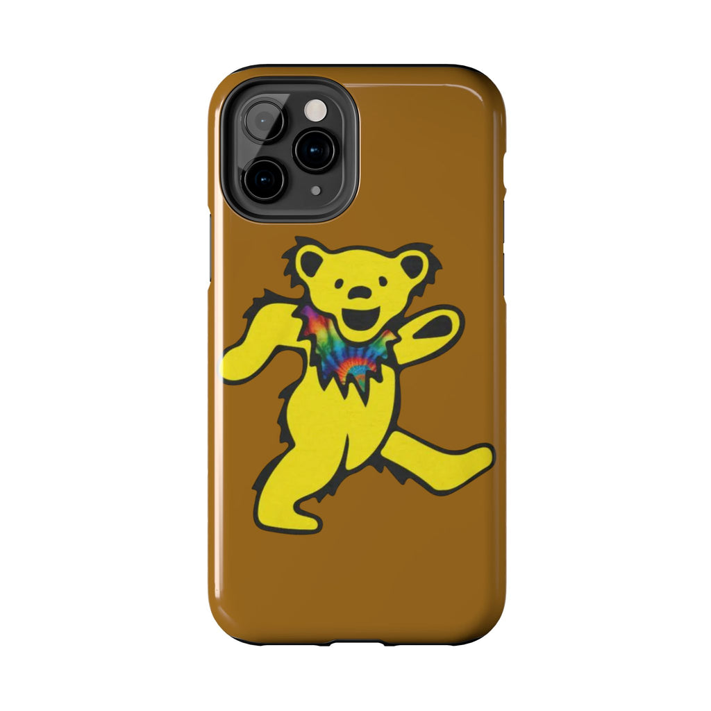 grateful dead Dancing Tie Dye Bear Phone Case | Tough Phone Case, gift for a deadhead