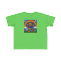Grateful Dead Rainbow Dancing Bear Toddler Tee | Colorful Retro Grateful Dead Style