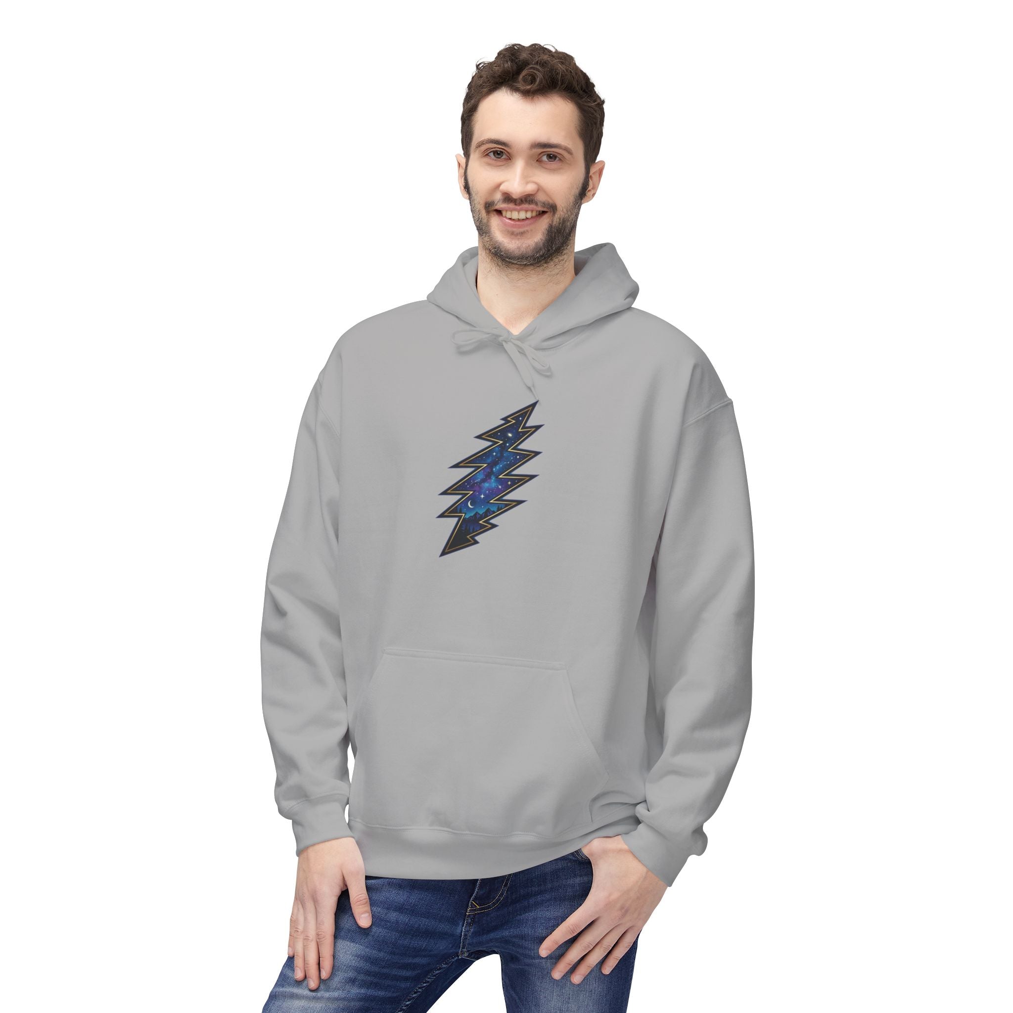 Grateful Dead Galaxy Hoodie | Space Nebula Chest Graphic