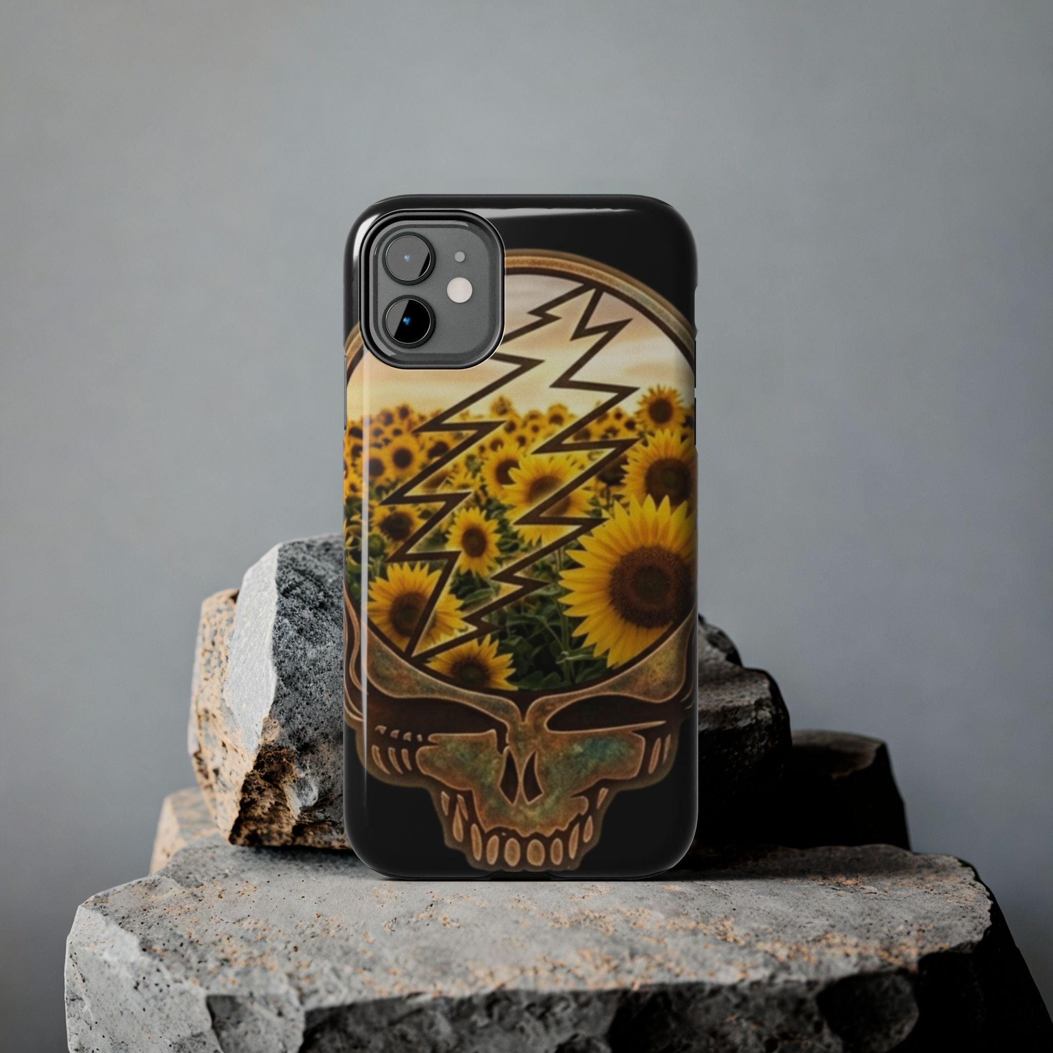 Sunflower Steal Your Face phone case | Grateful Dead inspired, Gift for. a deadhead