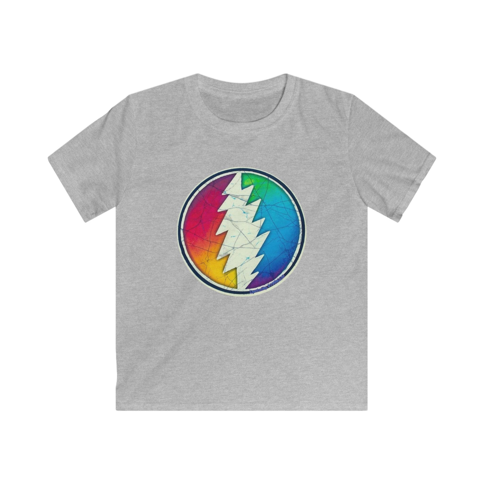 Grateful Dead Rainbow Lightning Skull tee | Kids T-Shirt